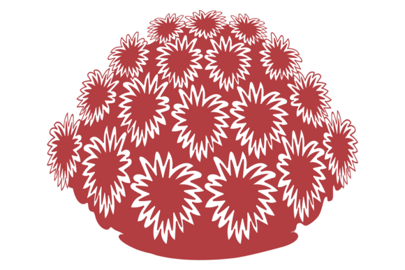 Blooming Coral Icon: Underwater Graphics & Illustrations