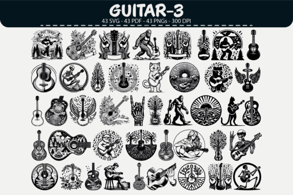 Guitar Vector Clipart – 43 Graphics & Illustrations