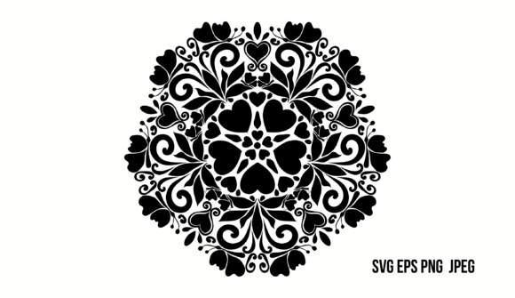 Hearts and Butterflies in Art Nouveau