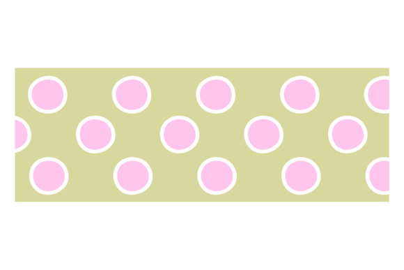 Masking Tape with Color Circle Pattern D Graphics