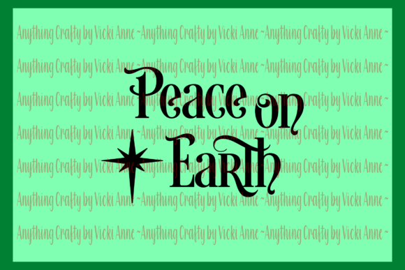 Peace on Earth SVG PNG: Holiday Graphics & Illustrations