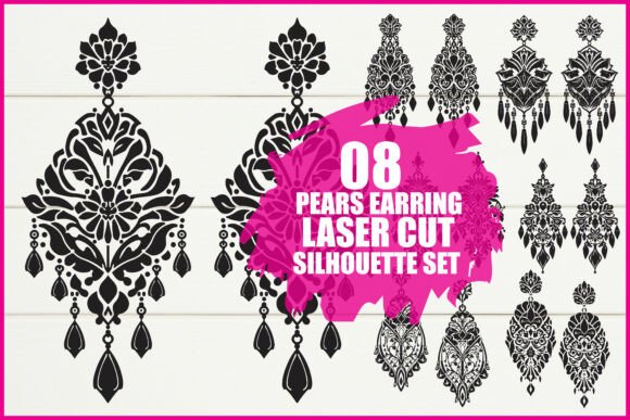 Pears Earring Bundle: Elegant Graphics & Illustrations for Handmade Brands