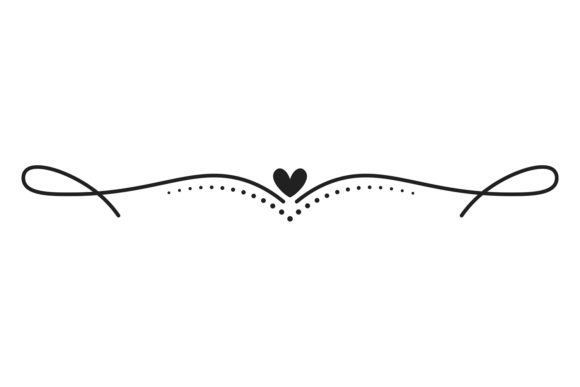 Romantic Divider: Wedding Invitation Page