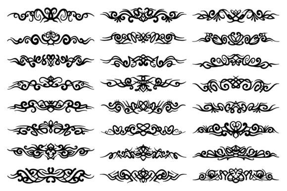 Vintage Ornaments, Text Dividers: Graphics & Illustrations for Editorial Polish